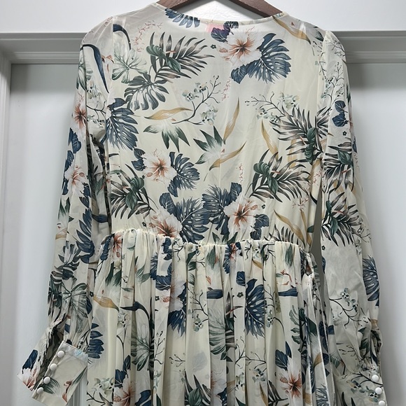 Brand New Pink Lily Floral Maxi Dress - Picture 9 of 10